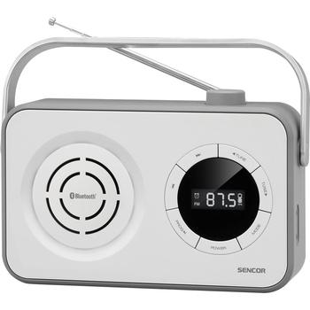 Rádiopřijímač SENCOR SRD 3200 W PLL, bílá (white)