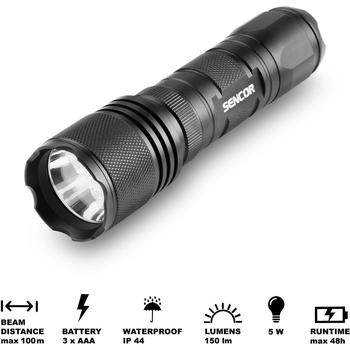 Svítilna SENCOR SLL 110 5W T6 ALU