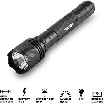 Svítilna SENCOR SLL 113 5W T6 ALU