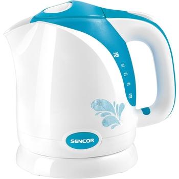 Rychlovarná konvice SENCOR SWK 1507TQ, bílá/tyrkysová (white, turquoise)