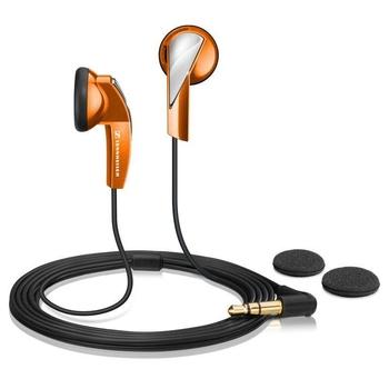 Sluchátka SENNHEISER, MX 365 orange, miniaturní pro ženy