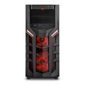 Sharkoon skříň DG7000 / Middle Tower / 2x USB3.0 / 2x USB2.0 / průhledná bočnice / červené LED / čer