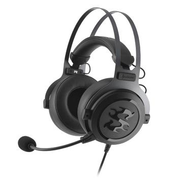 Headset SHARKOON Skiller SGH3 + USB externí zvuková karta, černý (black)