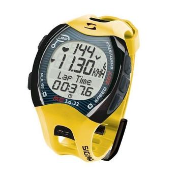Běžecký sporttester s hrudním pásem SIGMA  RC 14.11, žlutý (yellow)