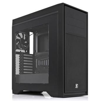 Skříň SILENTIUM PC Aquarius X70W skříň MidT Pure Black, černá (black)