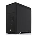 SilentiumPC skříň MidT Aquarius X70W Pure Black / průhledná bočnice / USB 3.0 / 3 x 120mm fan / čern