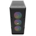 Skříň SILENTIUM PC MidT Regnum RG6V EVO TG ARGB, černá (black)