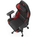 SPC Gear SR600 RD herní židle imitace kůže černočervená