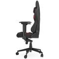 SPC Gear SR600 RD herní židle imitace kůže černočervená