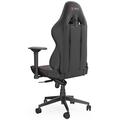SPC Gear SR600 RD herní židle imitace kůže černočervená