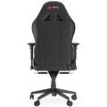 SPC Gear SR600 RD herní židle imitace kůže černočervená