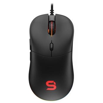 SPC Gear herní myš GEM Plus PAW 3370 / 19000dpi / kailh GM 8.0 / 6 tlačítek / ARGB / černá