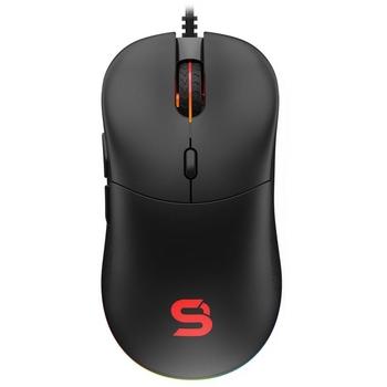 SPC Gear herní myš GEM PMW3325 / 8000dpi / Kailh GM 4.0 / 6 tlačítek / ARGB / černá