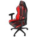 SPC Gear SR400 RD herní židle imitace kůže černočervená