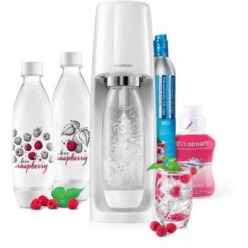 Výrobník sodové vody SODASTREAM Spirit MegaPack Love Raspberry
