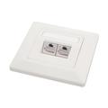 Obrázek k produktu: SOLARIX CAT6 STP 2 x RJ45, bílá (white)
