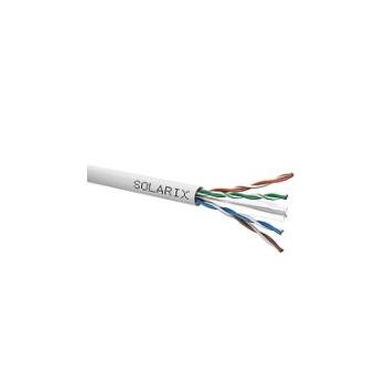  SOLARIX kabel UTP drát, Cat6, 305m, šedý
