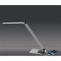 LED stolní lampa dotyková SOLIGHT WO51-S, stříbrná (silver)