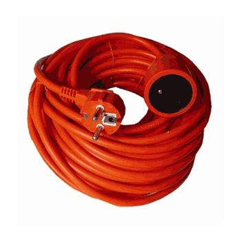 Solight prodlužovací přívod - spojka, 1 zásuvka, 30 m, 3 x 1,5mm2, oranžová - PS08