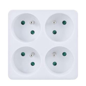  SOLIGHT rozbočka, 4 x 10A, bílý (white)