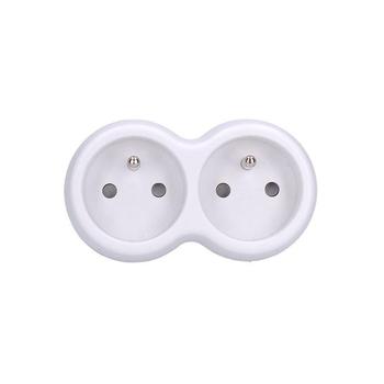  SOLIGHT rozbočka 2x10A, bílý (white)