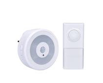 Obrázek k produktu: SOLIGHT bezdrátový zvonek s nočním světélkem, bílý (white)