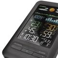 Solight meteostanice, barevný LCD, vnitřní/venkovní teplota a vlhkost, tlak, RCC, černá - TE87