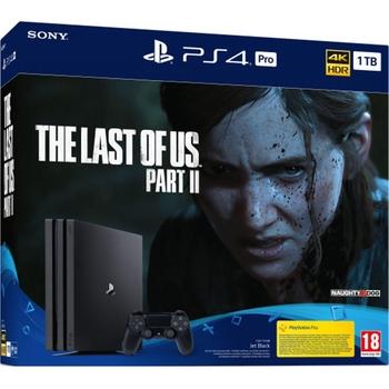 Herní konzole SONY PLAYSTATION Playstation 4 Pro černý 1TB + hra The Last Of Us Part II