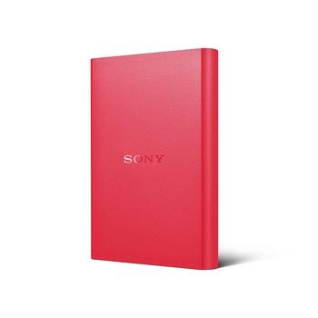 Přenosný pevný disk SONY 2.5'' externí HDD 2TB, červená (red)