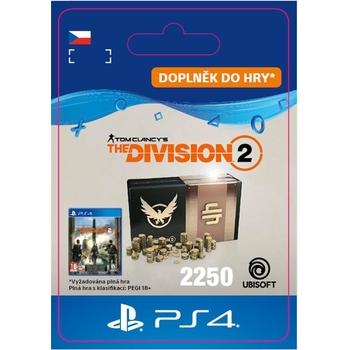 Herní doplněk SONY TomClancy’sTheDivision2–2250Credits - PS4 CZ ESD