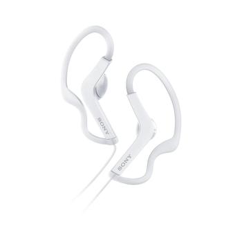 Sportovní sluchátka s klipem SONY ACTIVE MDR-AS210W, bílá (white)