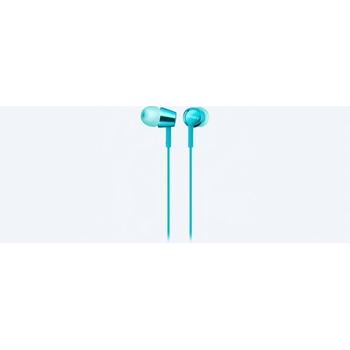 SONY sluchátka MDR-EX155AP, tyrkysové