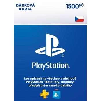 Dobíjecí karta SONY PlayStation Store - Kredit 1500 Kč - CZ Digital
