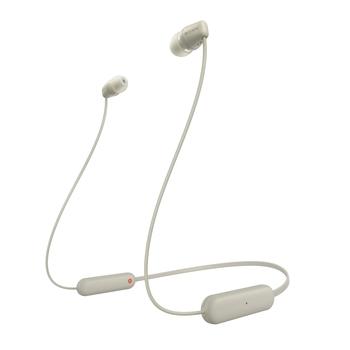 Bezdrátová sluchátka SONY WI-C100, šedá (grey)