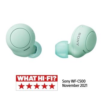 Bezdrátová sluchátka SONY True Wireless WF-C500, zelená (green)