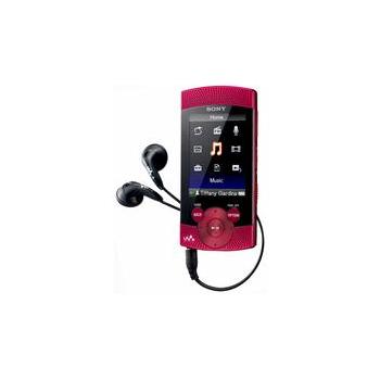 Přenosný MP3 přehrávač SONY NWZ-S544R, červený (red)