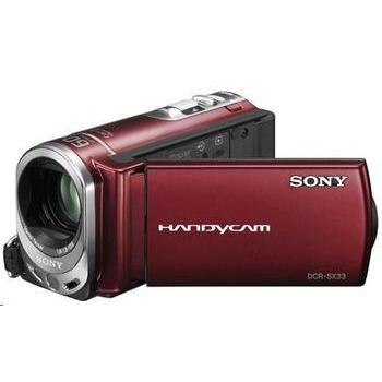 Digitální videokamera SONY DCR-SX33ER, červená (red)