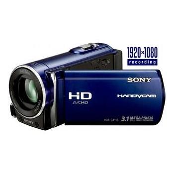 Digitální videokamera SONY HDR-CX115EL, modrá (blue)