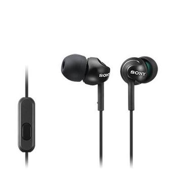 Sluchátka SONY MDR-EX110AP černá (black)