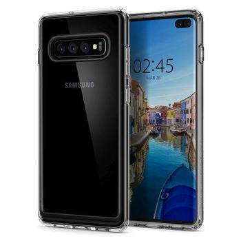 Zadní kryt SPIGEN Ultra Hybrid pro Samsung Galaxy S10+ transparentní
