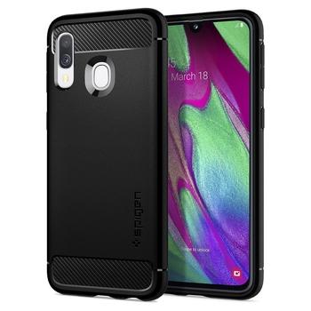 Ochranný kryt Spigen Rugged Armor pro Samsung Galaxy A40 černý