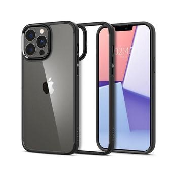 Kryt SPIGEN Crystal Hybrid pro iPhone 13 Pro Max - Matte Black