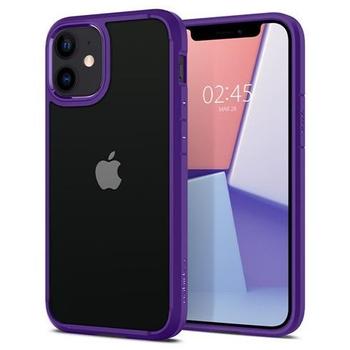 Spigen kryt Crystal Hybrid pro iPhone 12 mini - Purple
