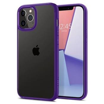 Kryt SPIGEN Crystal Hybrid pro iPhone 12 Pro Max, fialový (purple)