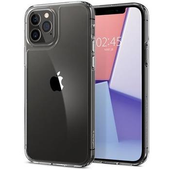 Kryt SPIGEN Quartz Hybrid pro iPhone 12/12 Pro - Crystal Clear