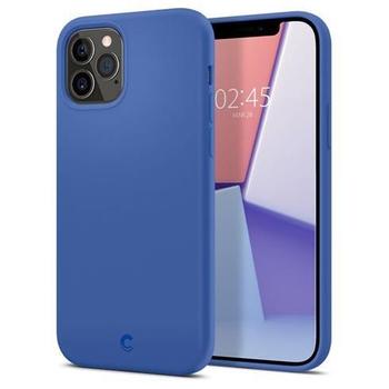 Kryt SPIGEN Silicone pro iPhone 12/12 Pro - Linen Blue