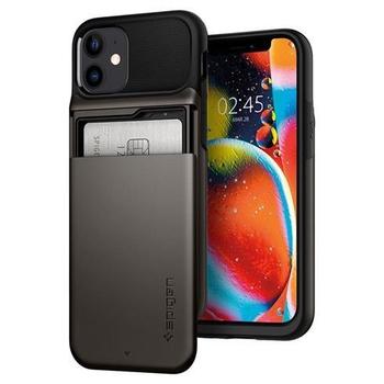 Kryt SPIGEN Slim Armor Wallet pro iPhone 12 mini - Gunmetal