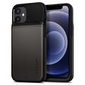 Spigen kryt Slim Armor Wallet pro iPhone 12 mini - Gunmetal