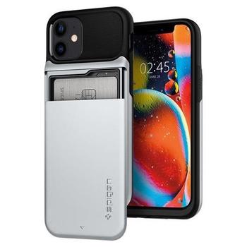 Spigen kryt Slim Armor Wallet pro iPhone 12 mini - Silver