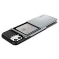 Spigen kryt Slim Armor Wallet pro iPhone 12 mini - Silver